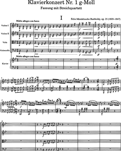 Piano Concerto No.1 in G minor