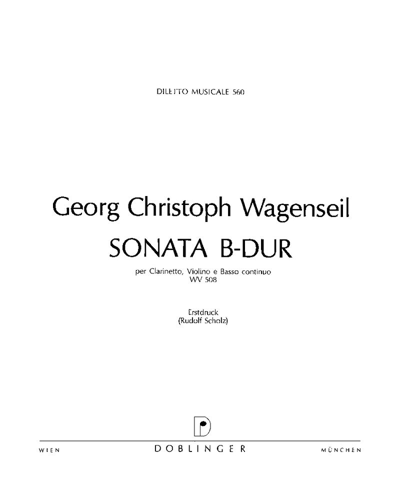 Sonata in Bb major, WV 508