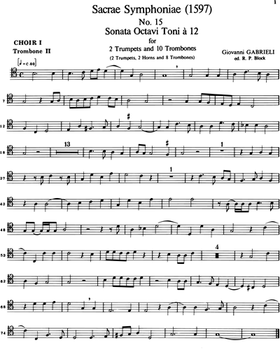 [Choir 1] Trombone 2