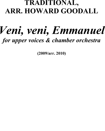 Veni Veni Emmanuel (from 'Enchanted Carols')