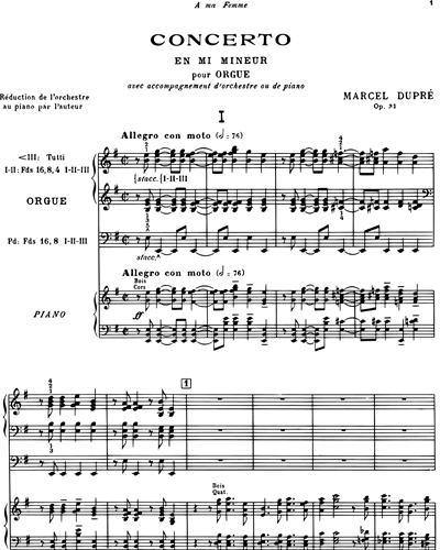 Concerto in E minor Op. 31