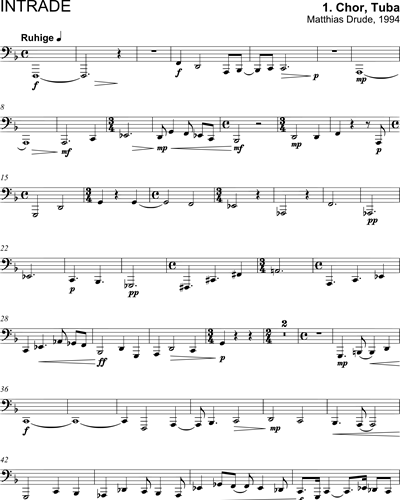 [Choir 1] Tuba (ad libitum)