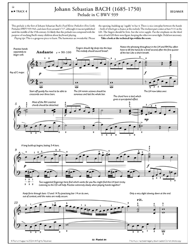 Prelude in C BWV 939