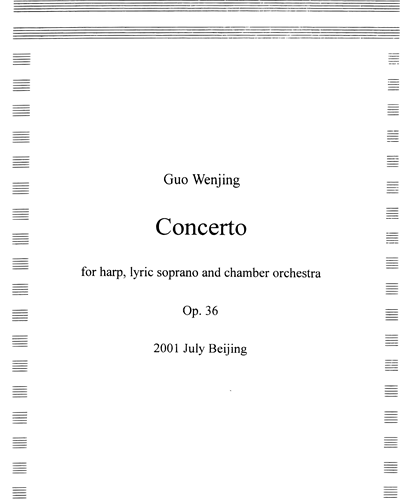 Concerto per arpa, soprano e orchestra da camera