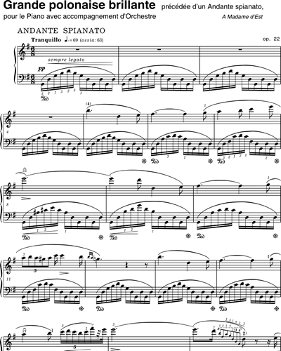 Polonaise in E flat, op. 22 (National Edition) 