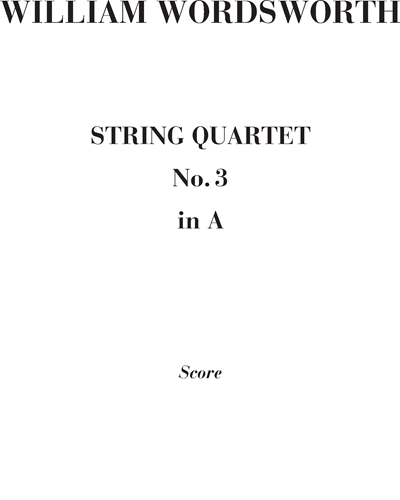 String quartet n. 3 in A