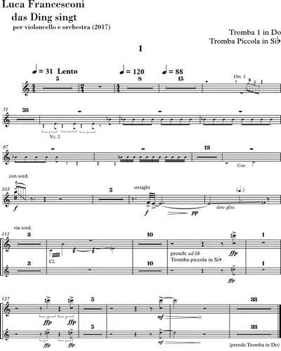 Trumpet in C 1/Piccolo Trumpet in Bb
