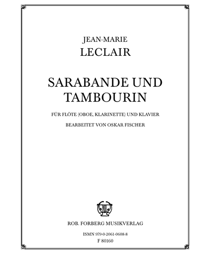 Sarabande und Tambourin