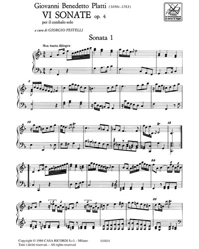 6 Sonate Op. 4