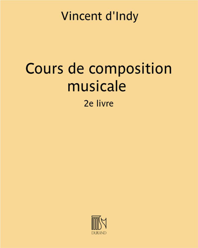 Cours de composition musicale - 2e livre