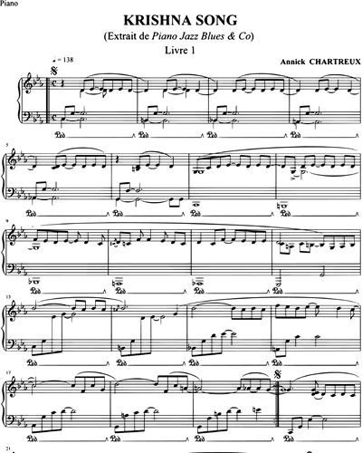 Piano Jazz Blues 1 : Krishna song
