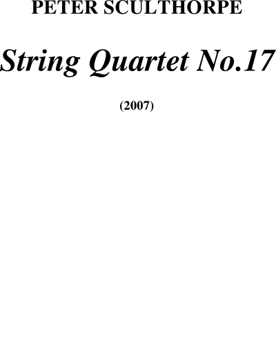 String Quartet No.17