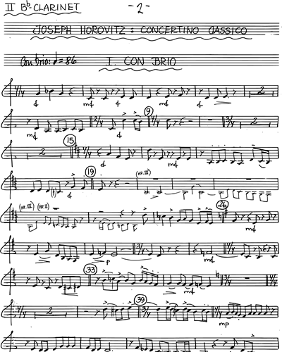 Concertino Classico (wind band version)
