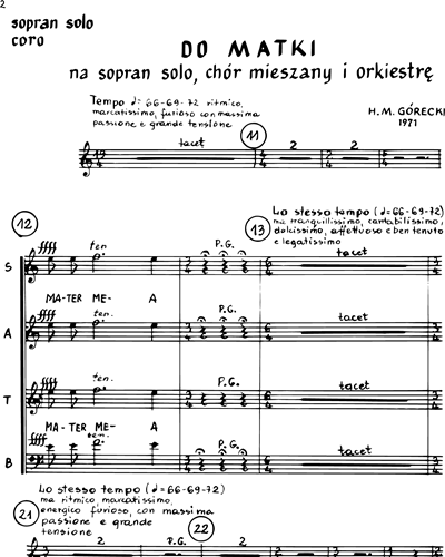 [Solo] Soprano/Mixed Chorus SATB