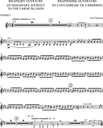 Clarinet in A 2/Clarinet in Bb