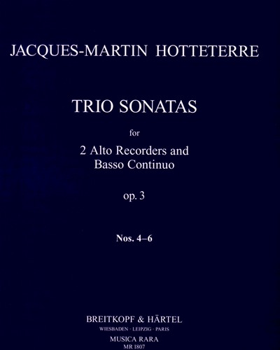 Triosonaten op. 3, Nr. 4 - 6