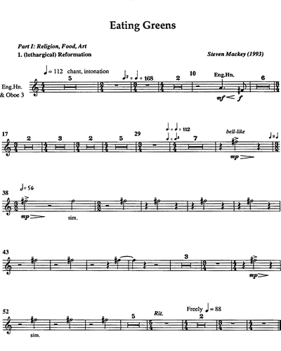 Oboe 3/English Horn