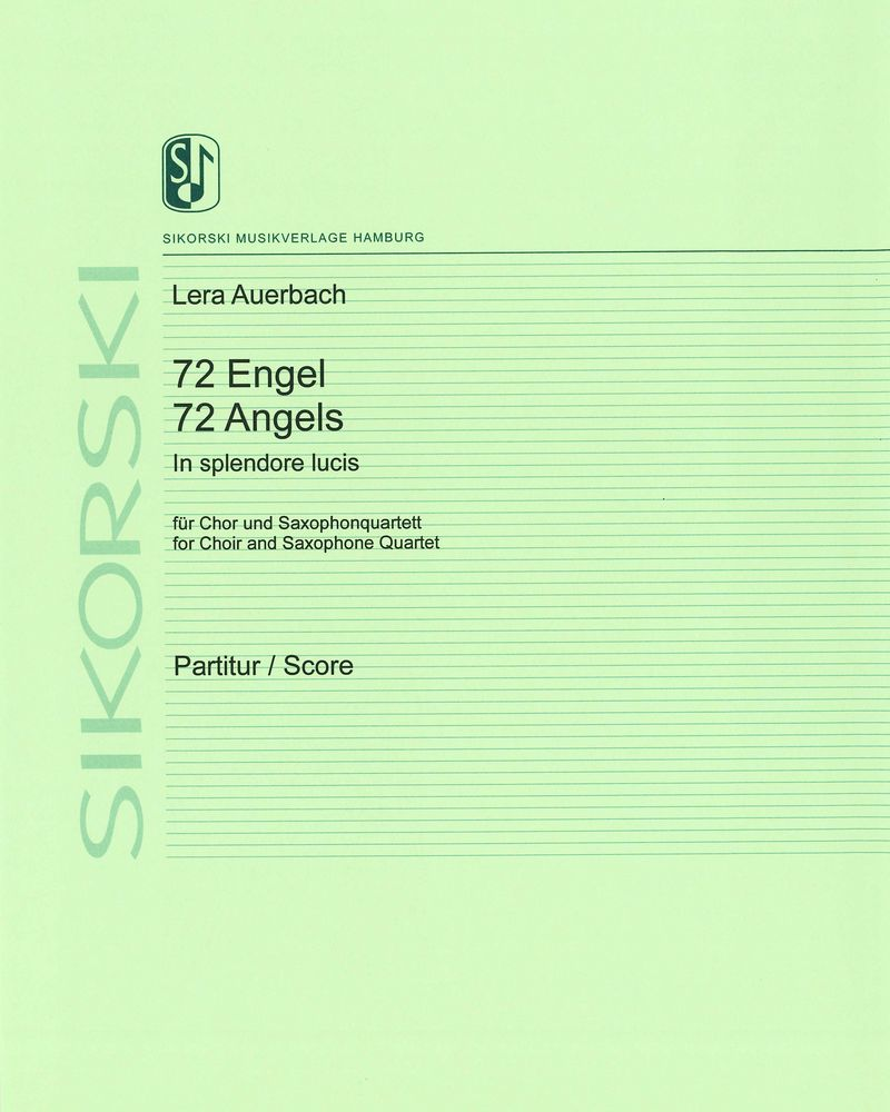 72 Angels Sheet Music By Lera Auerbach Nkoda 