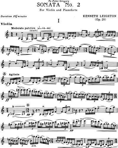 Sonata for violin & piano n. 2
