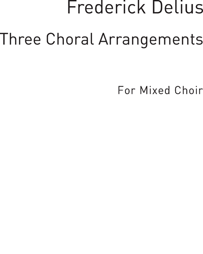 Three Choral Arrangements
