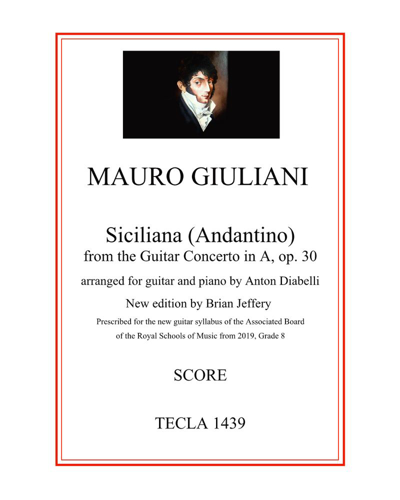 Siciliana (from the Guitar Concerto in A, Op. 30)