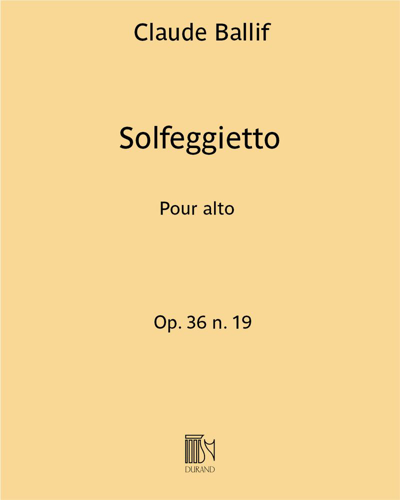 Solfeggietto Op. 36 n. 19