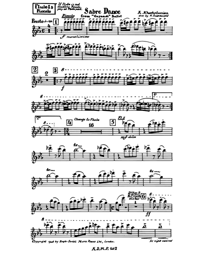Flute 1 & Piccolo