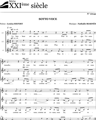 Sotto voce