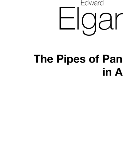 Pipes of Pan No. 2/3 (in A)
