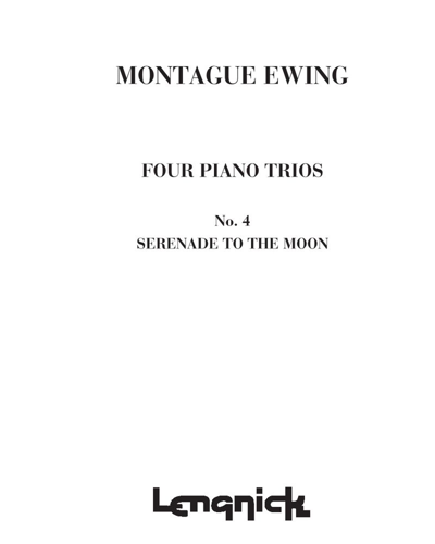 Serenade to the Moon (No. 4 from "Four Piano Trios")