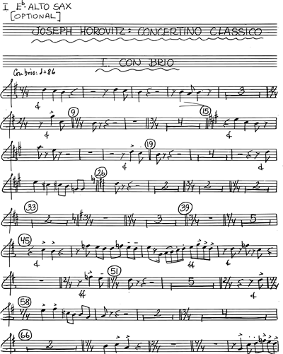 Alto Saxophone 1 (Optional)