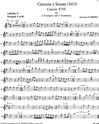 [Choir 2] Trumpet 1