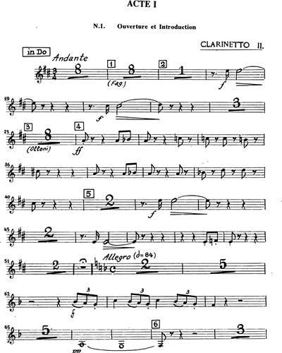 Clarinet in C 2/Clarinet in A 2/Clarinet in Bb 2