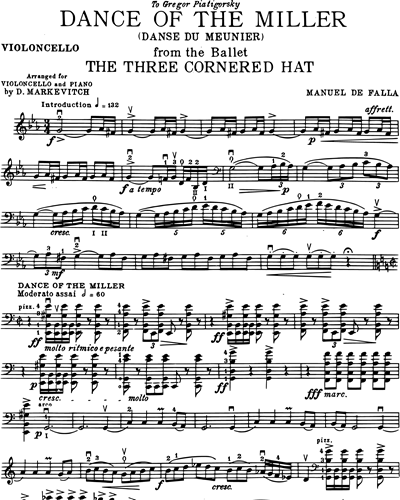 Dance of the Miller (from "The Three Cornered Hat")