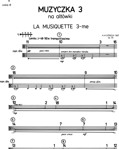 La Musiquette 3me, op. 25