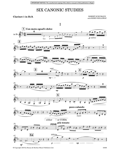 Clarinet 1 in Bb/Clarinet 1 in A