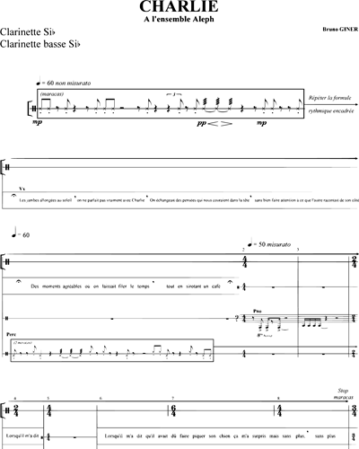 Clarinet in Bb/Bass Clarinet