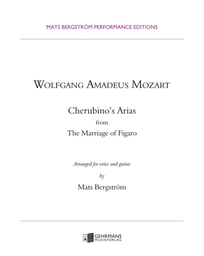 Cherubino’s Arias (from "The Marriage of Figaro")