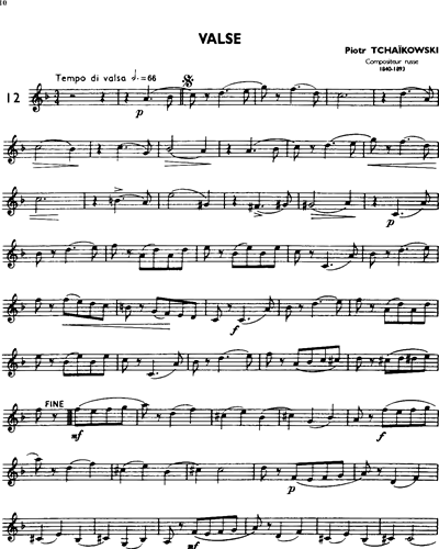 La Clarinette Classique, Vol. C: Valse