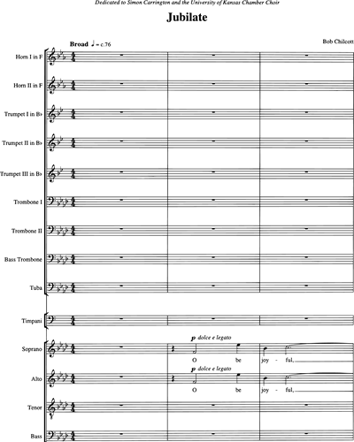 Full Score & Soprano/Tenor (Alternative) & Mixed Chorus