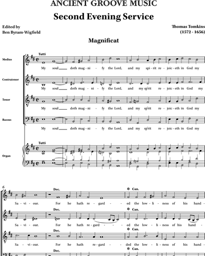 Mixed Chorus & Organ