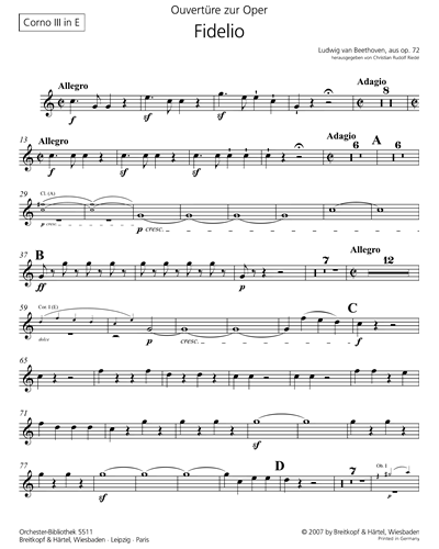 Fidelio op. 72 - Ouvertüre