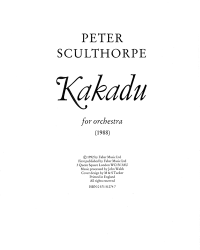 Kakadu, op. 192