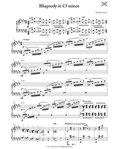 Rhapsody in C-sharp minor