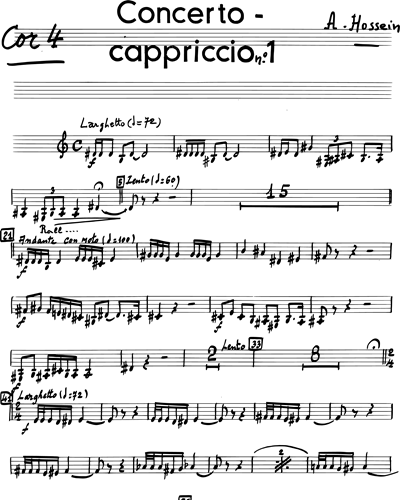 Concerto capriccio n. 1 