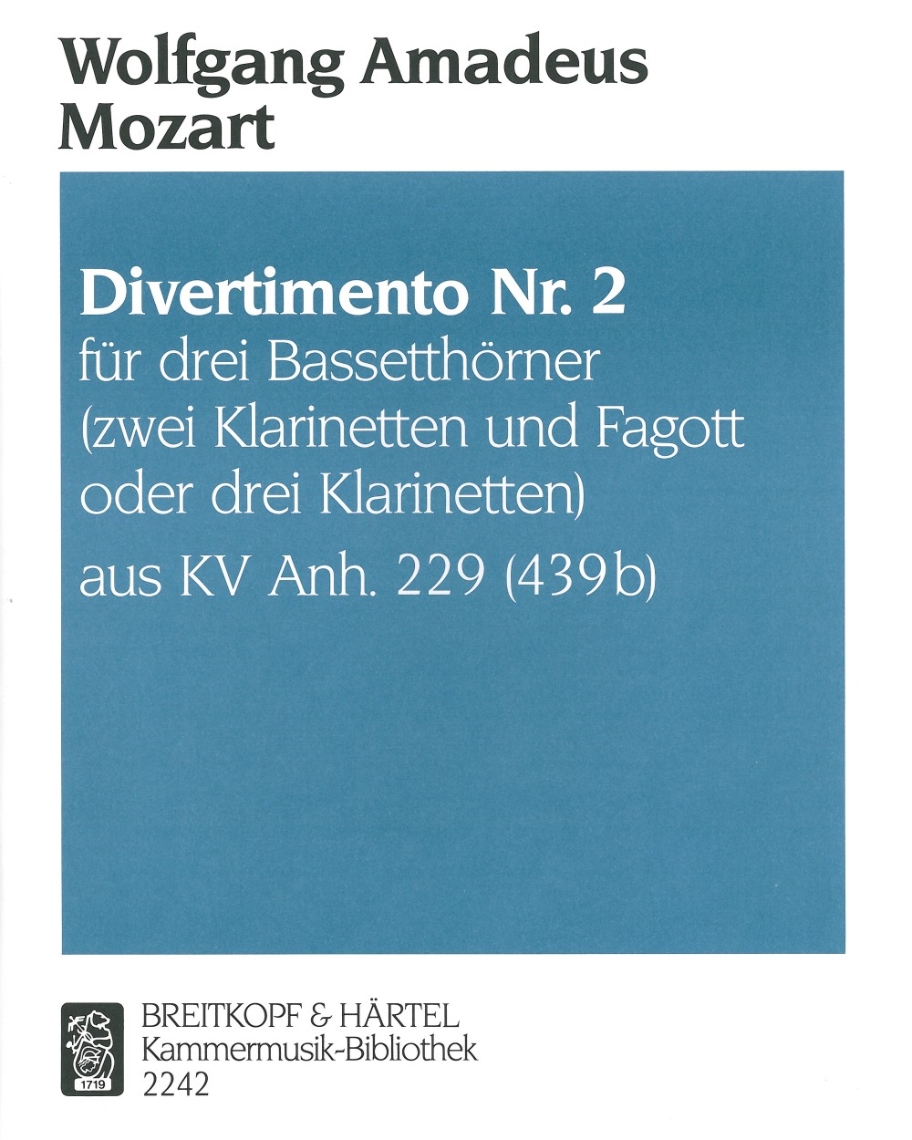 Divertimento Nr. 2 B-dur KV Anh. 229