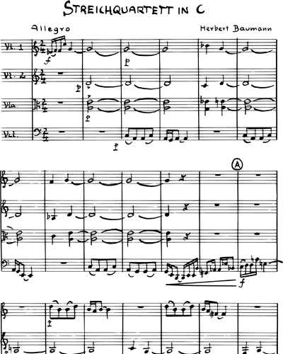 String Quartet in C