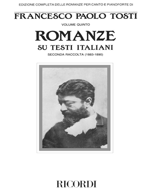 Romanze su testi Italiani. Volume quinto. Seconda raccolta