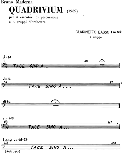[Group 1] Bass Clarinet 1