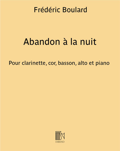 Abandon à la nuit